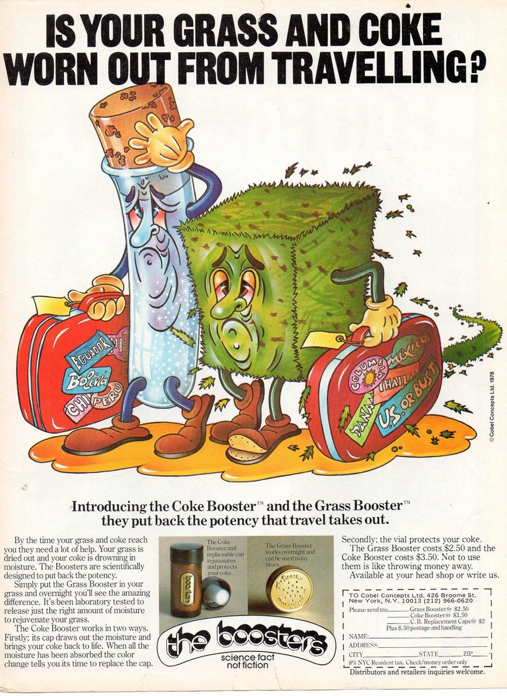 Ridiculous Vintage Ads of Cocaine and Cocaine Paraphernalia from the 1970s and 1980s Vintage Ads