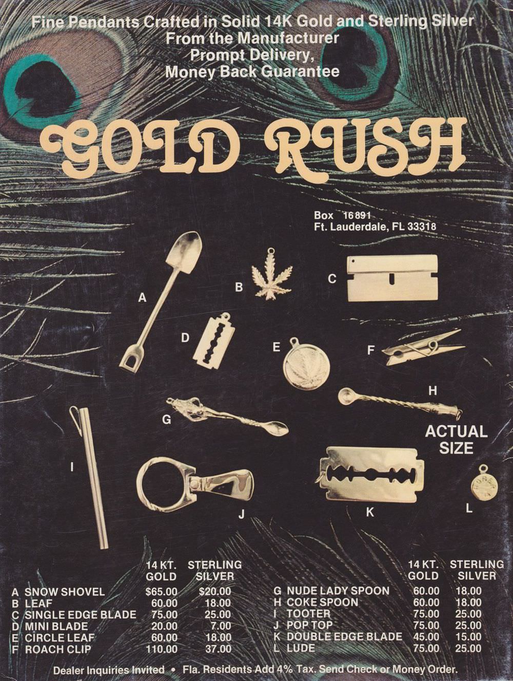 Ridiculous Vintage Ads of Cocaine and Cocaine Paraphernalia from the 1970s and 1980s Vintage Ads