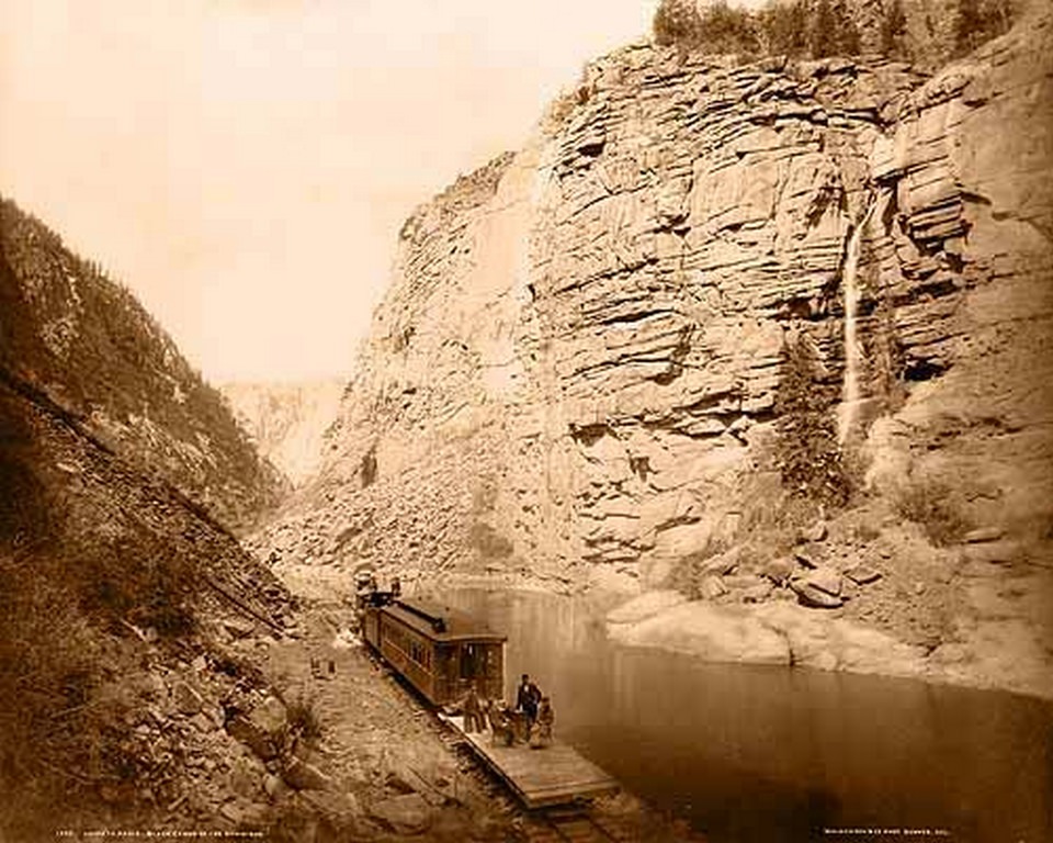 #93 Chipeta Falls, Black Canyon of the Gunnison,1881