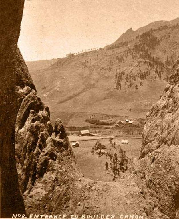 #105 Entrance to Boulder Canyon, 1885
