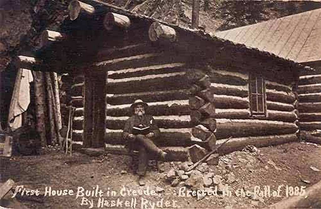 #119 First House Built in Creede, 1885