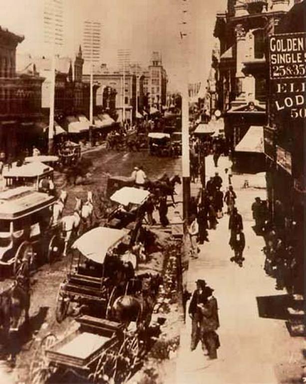 #120 Denver Street Scene, Lawrence St, Lodo, 1885