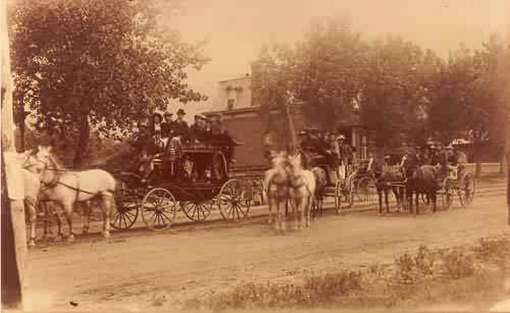 #127 Early Boulder Stagecoach, 1885