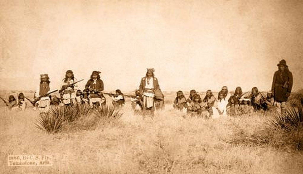 #137 Geronimo and his band of renegade Chiricahua Apaches, 1886