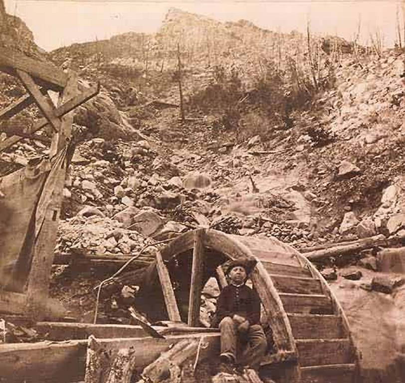 #53 The Terrible Load on Brown Mountain, Near Idaho Springs, 1867