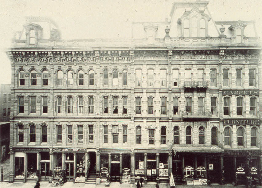 #22 Monypeny Block building photograph, 1889