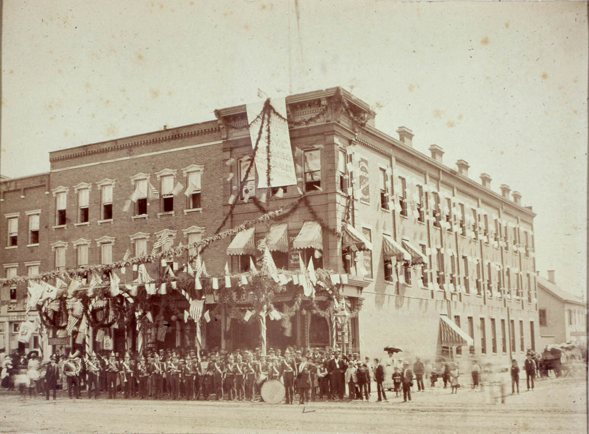 #84 Frech Brothers Saloon building, September, 1888