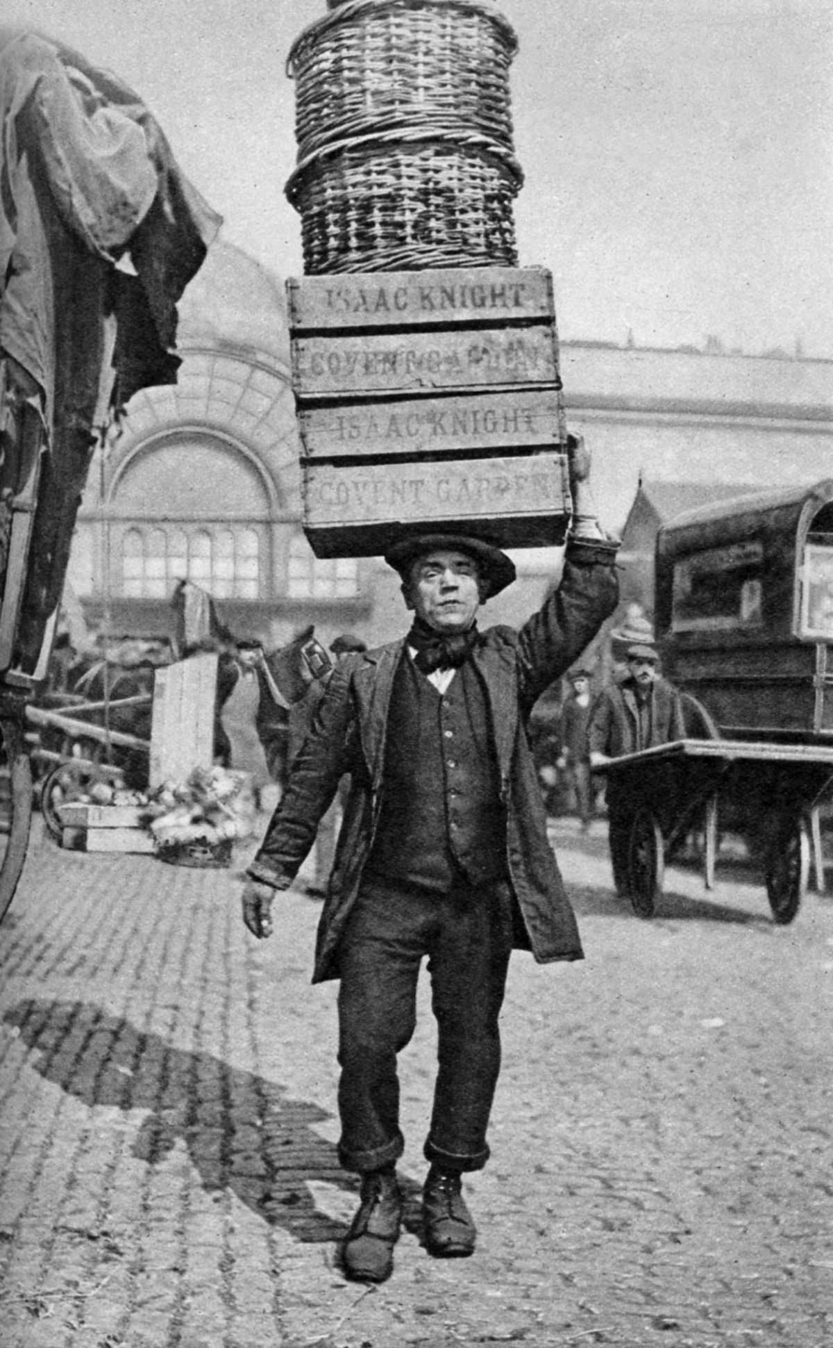 #2 A Covent Garden market porter, 1922.
