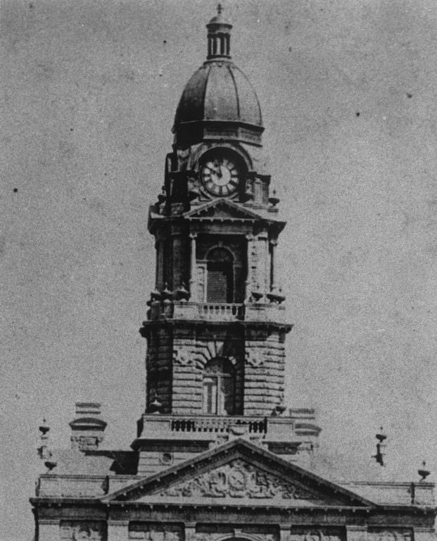 #14 Clock tower of the Tarrant County courthouse, 1896