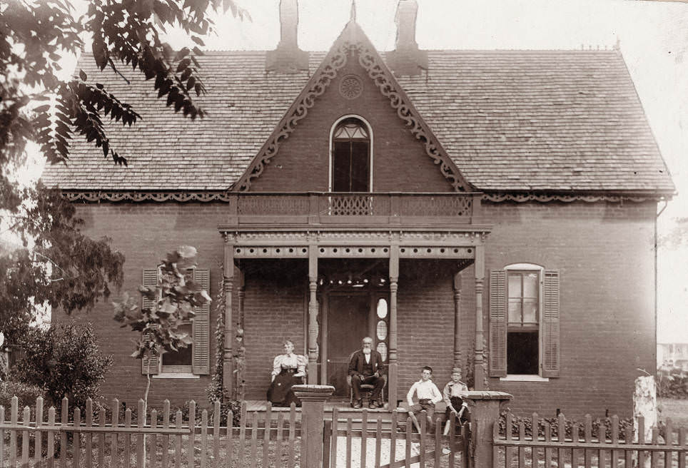 #130 Home of David Boaz, 1892