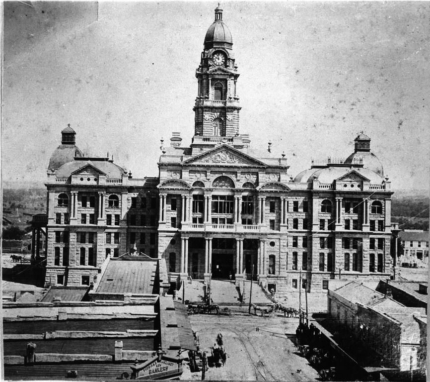 #34 Tarrant County courthouse, 1896