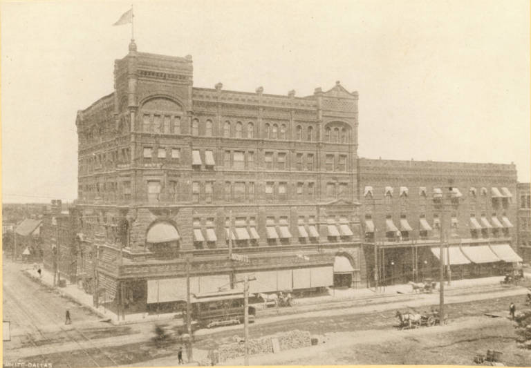 #144 Worth Hotel and August’s Department Store, 1899