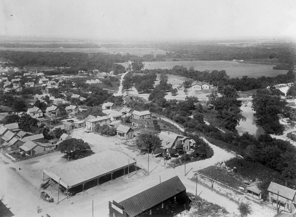 #1 Panoramic view of downtown Fort Worth, Texas looking west, 1890