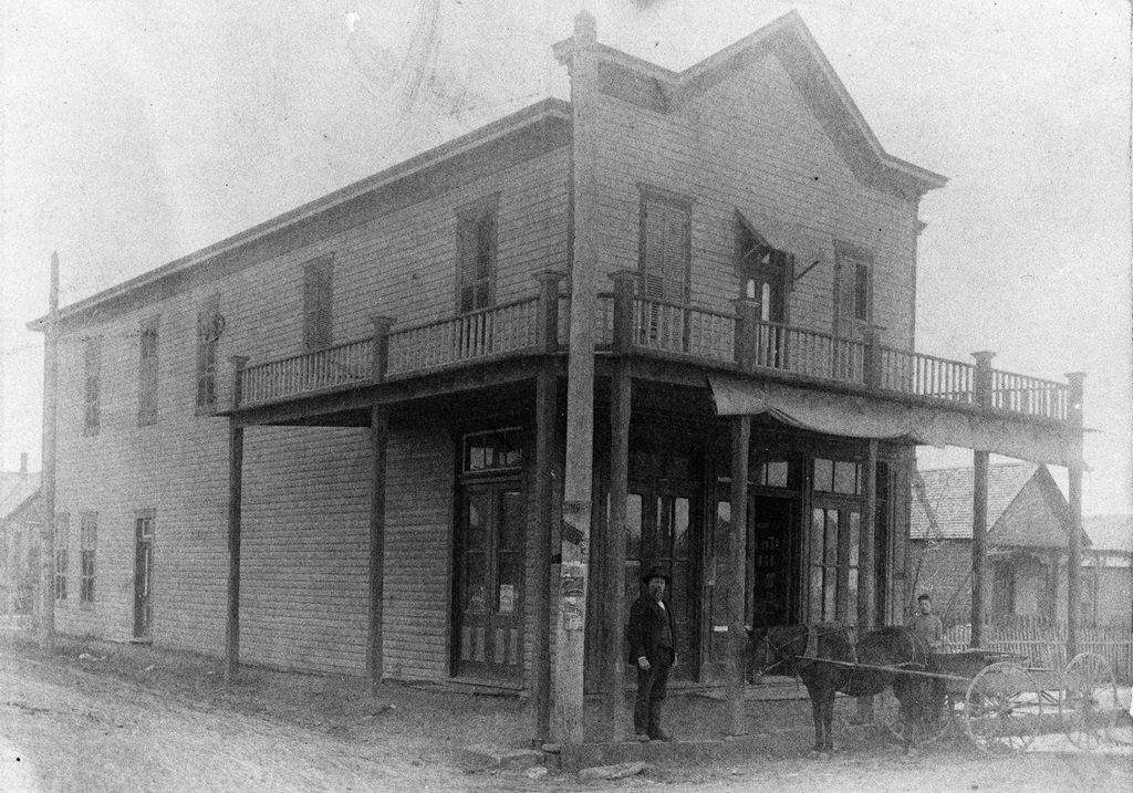#21 Gallup Grocery Store, South Main Street and Hattie Street, Fort Worth, Texas, 1885