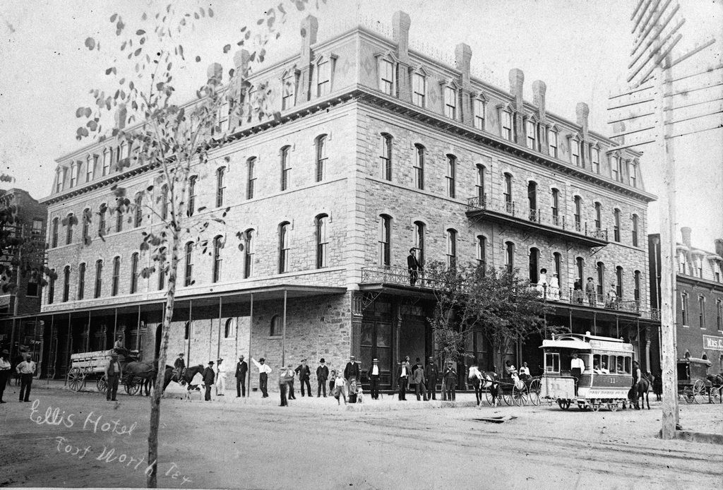 #29 Ellis Hotel, 3rd Street and Throckmorton Street, Fort Worth, Texas, 1888