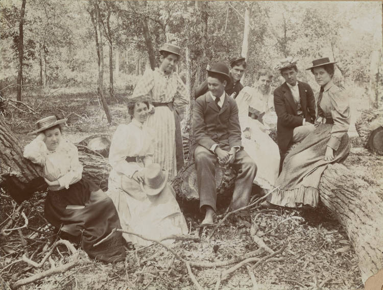 #44 Group at Park, 1895