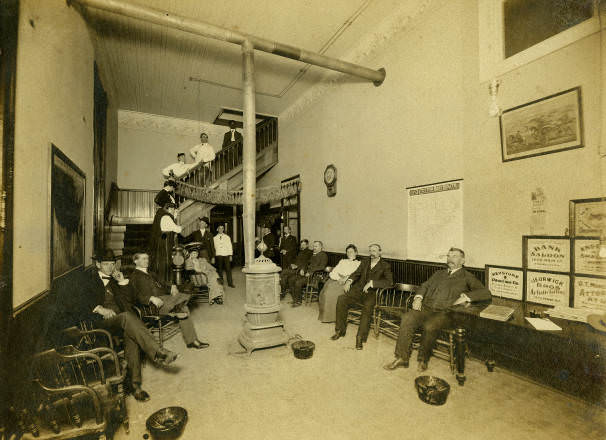 #80 Interior of Unidentified Lobby, 1899
