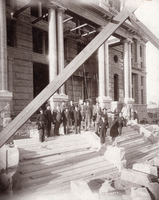 #57 Construction of Tarrant County Courthouse, 1891