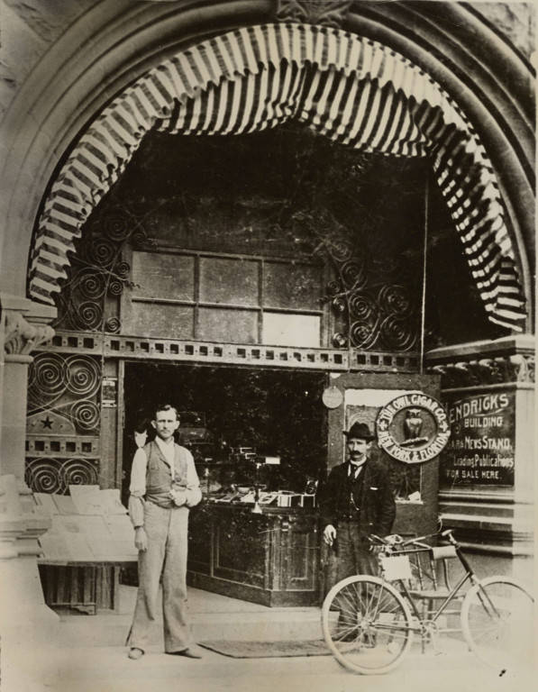 #54 Hendricks Building Cigar and News Stand, 1894