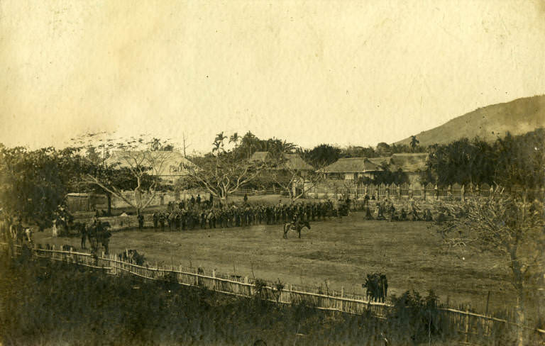 #91 Troops at Drill, 1899