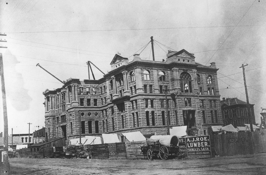 #7 Tarrant County courthouse construction, 1894