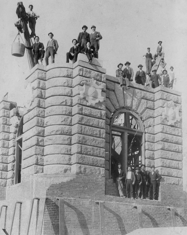 #13 County courthouse construction, 1894
