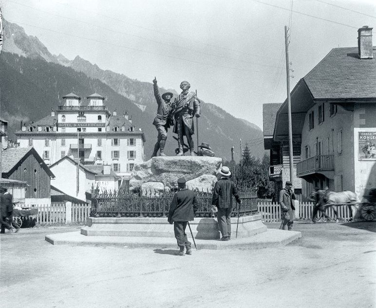 #48 Homage to H.B. de Saussure, Chamonix, 1900