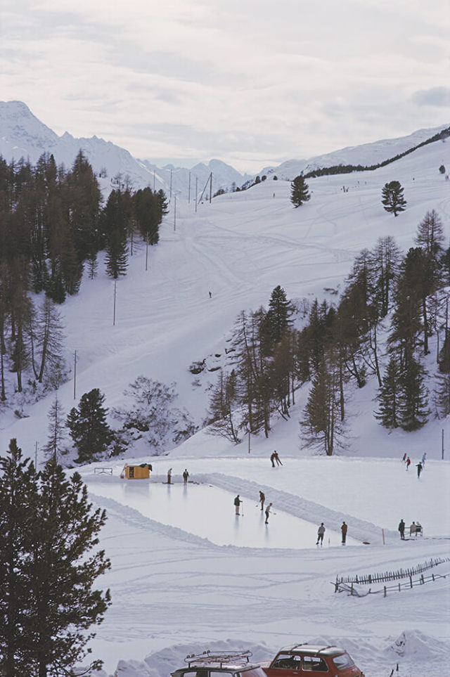#15 Curling at St. Moritz, Switzerland, 1963.