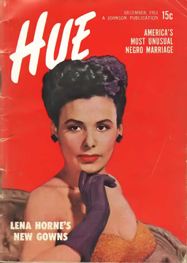 #1 Lena Horne, Hue magazine, December 1953