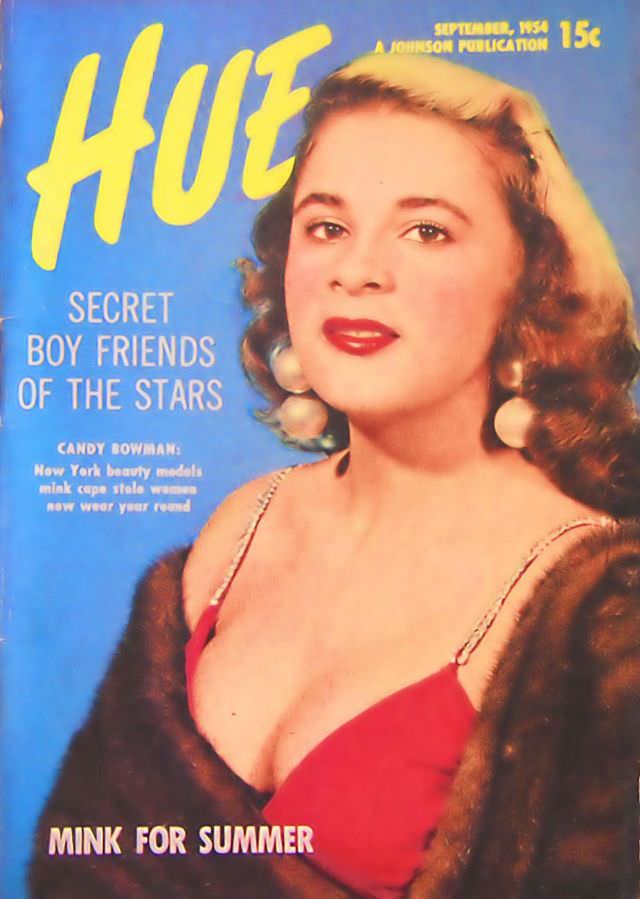#11 Mink for Summer, Hue magazine, September 1954