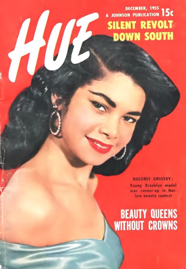 #15 Beauty Queen Runner-Up, Dolores Grigsby, Hue magazine, October 1955
