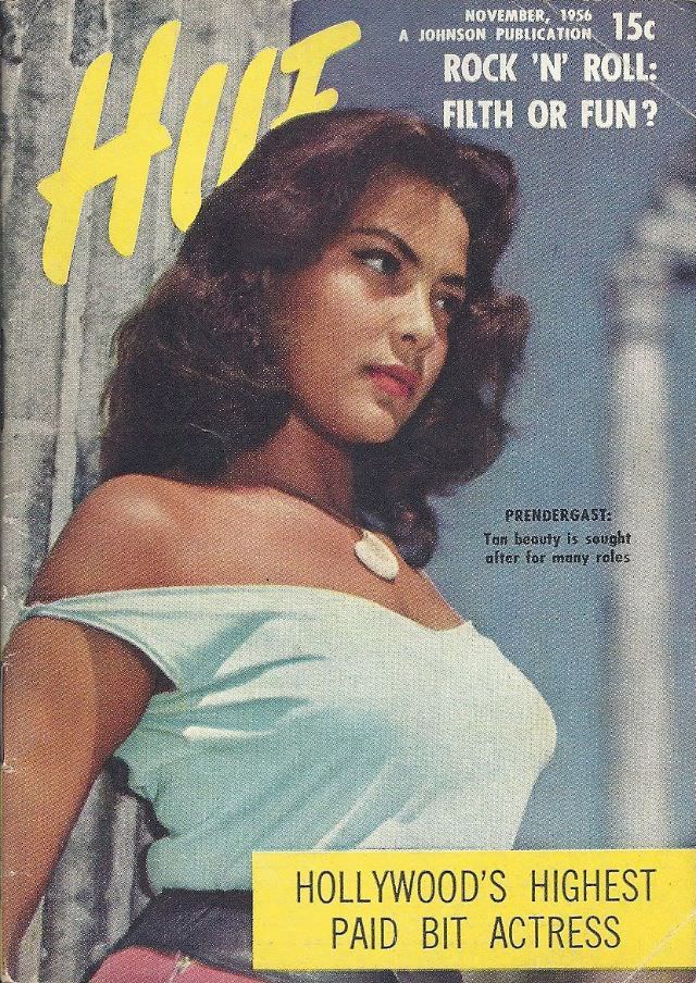 #22 Hollywood’s Highest Paid Bit Actress, Hue magazine, November 1956