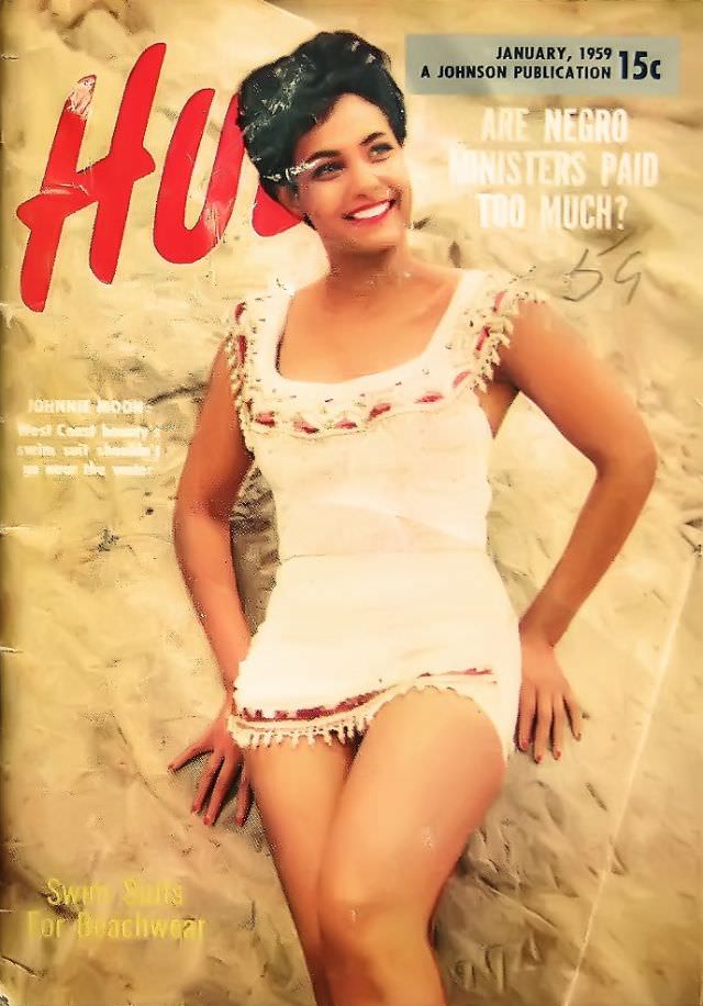 #26 Johnnie Moon Graces, Hue magazine, January 1959