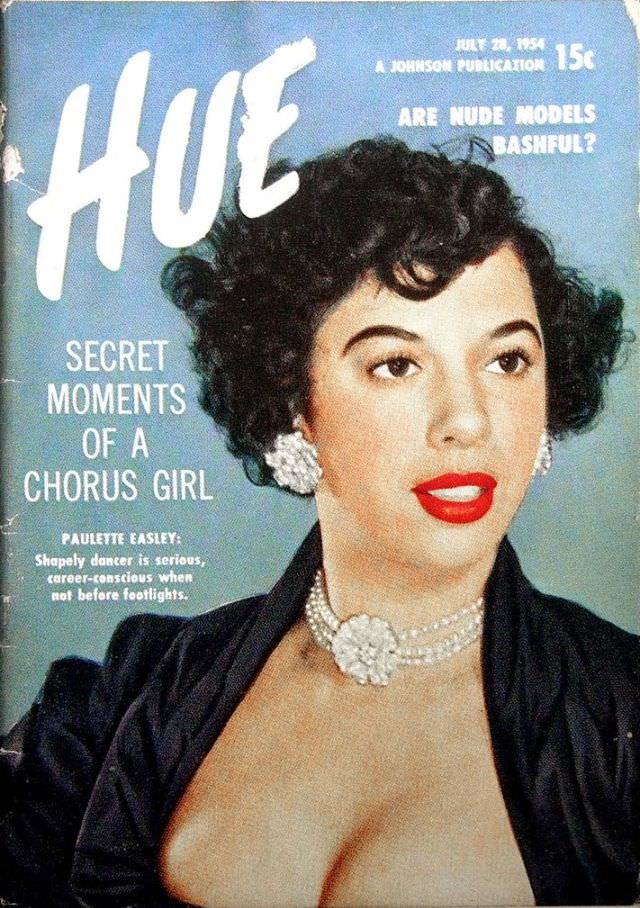 #3 Black Dancer Paulette Easley, Hue Magazine, July 28, 1954