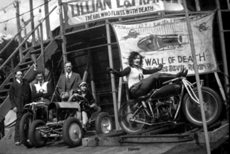 Lillian La France: The First female Motorcycle Stunt Rider from the 1930s Sports