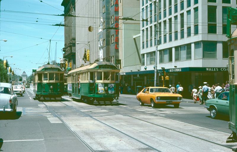 #31 Swanston and Collins Streets, Melbourne, 1978