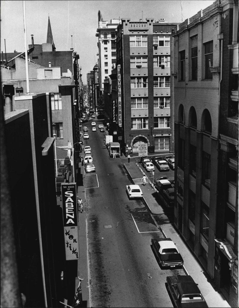 #43 The rag trade area of Melbourne, 1972