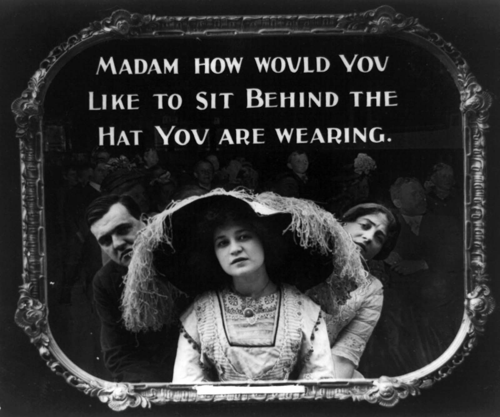 Bizarre Rules and etiquette from the 1910s that early Movie-goers had to follow Movies &; TV