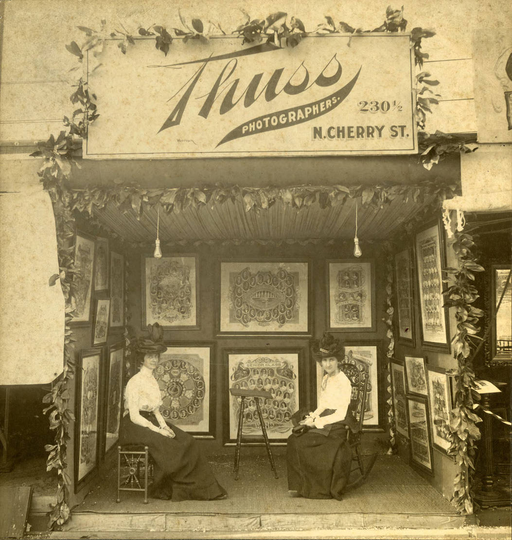 #33 Thuss Photographers booth, 1870s