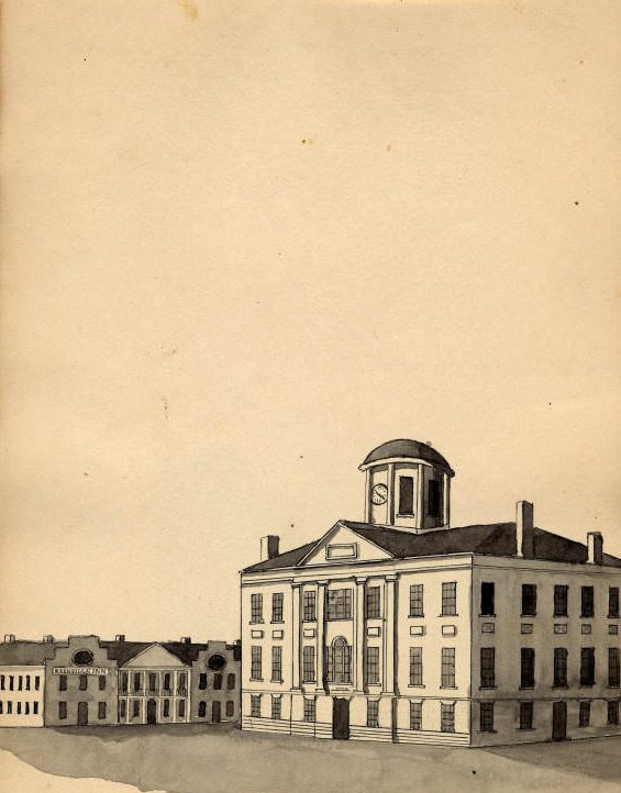 #45 Court House, Nashville, Burnt in 1856, 1859