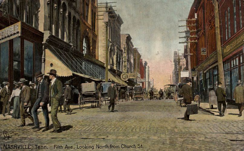 #41 Fifth Avenue looking north from Church Street, 1910s