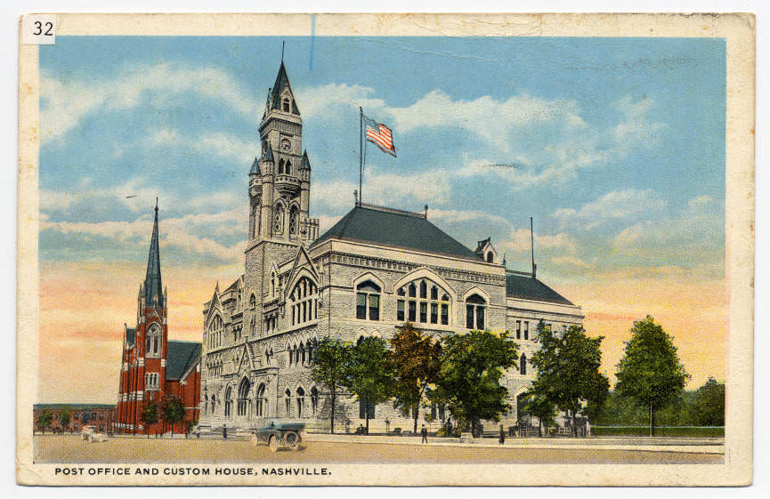 #55 Post Office and Custom House, Nashville, 1916