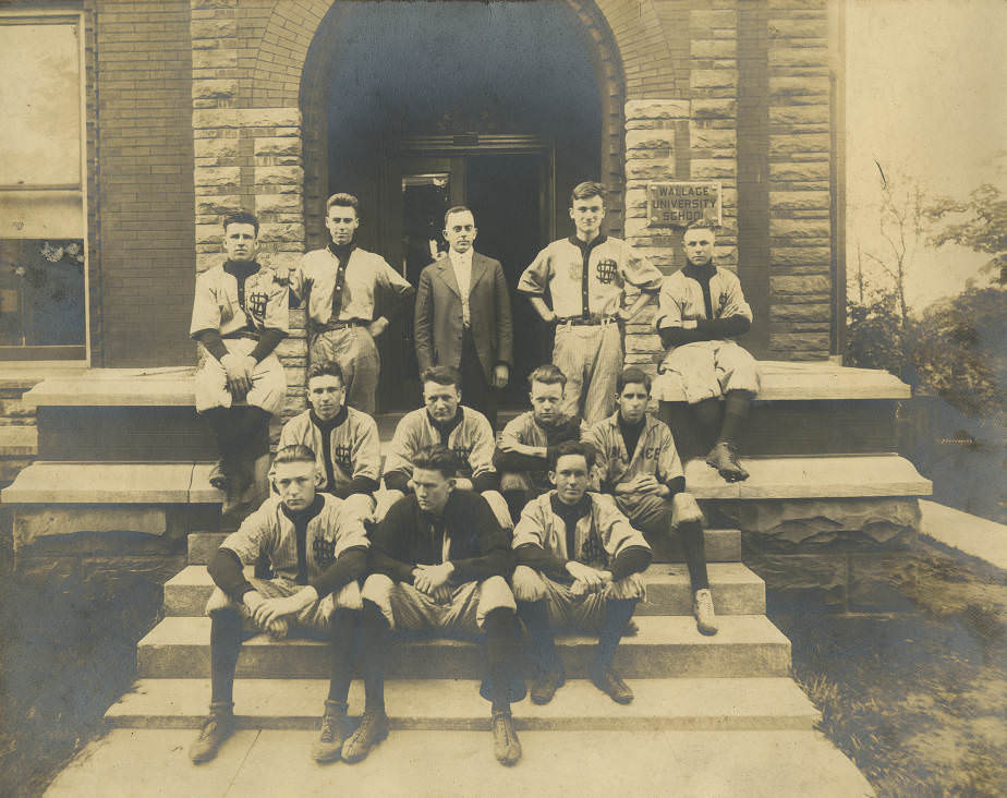 #9 Wallace University School baseball squad, 1910s