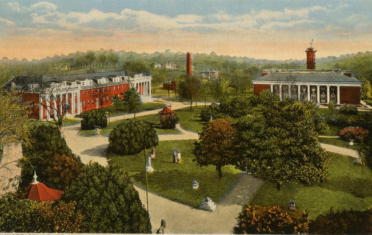 #66 Ward-Belmont showing academic building and Pembroke Hall, Nashville, 1915