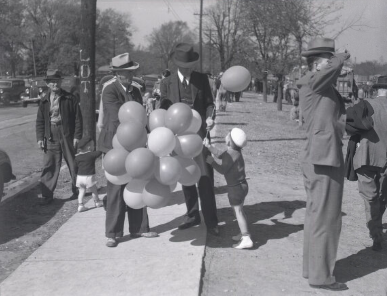 #1 Barnes-Sells-Floto Circus at Centennial Park, Nashville, Tennessee, 1938