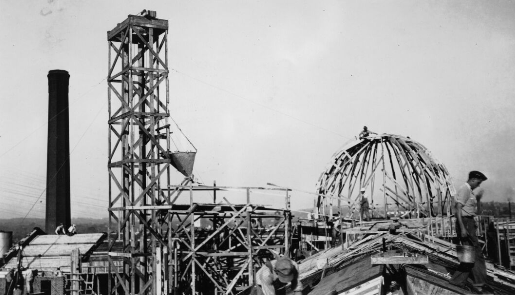 #43 Construction of the City Market House, Nashville, Tennessee, 1937
