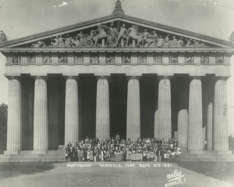 #66 Greek Republic flag presented to American Legion and State of Tennessee, 1931