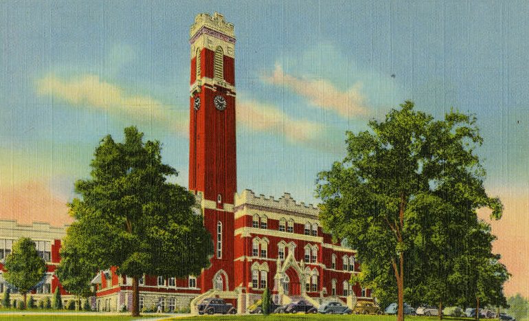 #102 Vanderbilt University, Kirkland Hall, Nashville, 1930