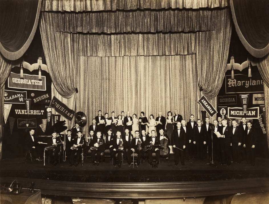 #103 WSM radio cast presents broadcasts about college life, 1933