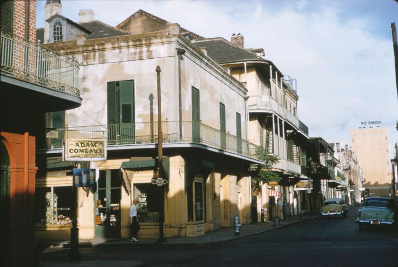 #136 Adam Comeaux French Quarter, New Orleans, 1956.